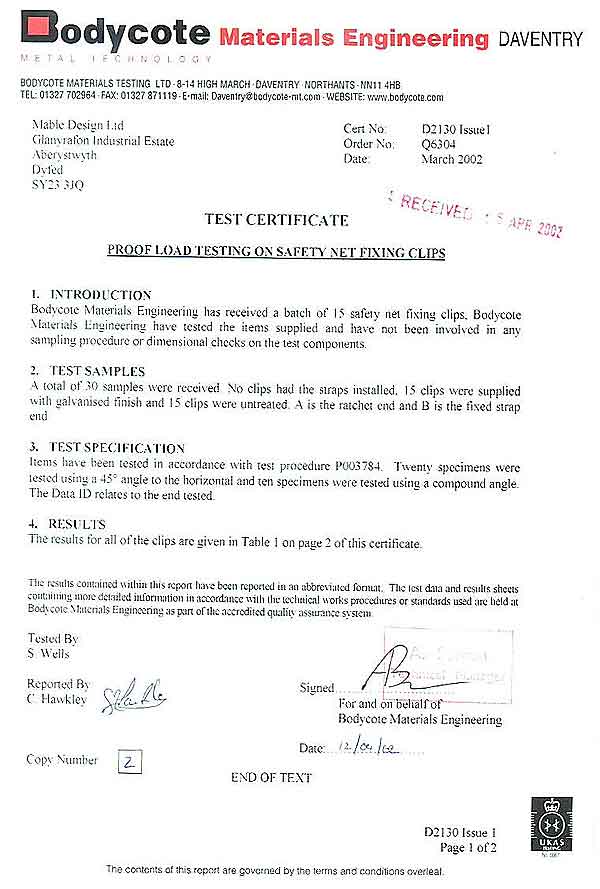 The Grippa test results